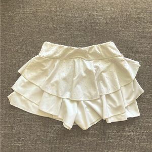 White Stage Outfit Rhinestone